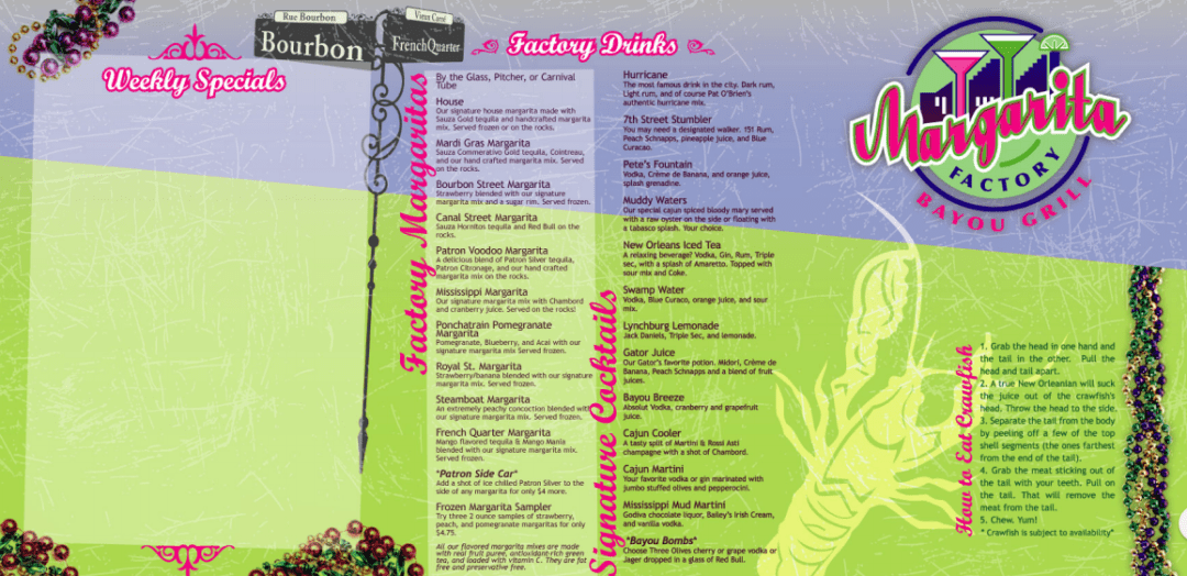 Restaurant Menu Design and Layout