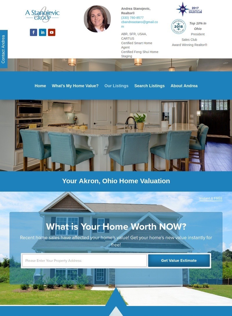 Real Estate Web Page Design Development Landing Page
