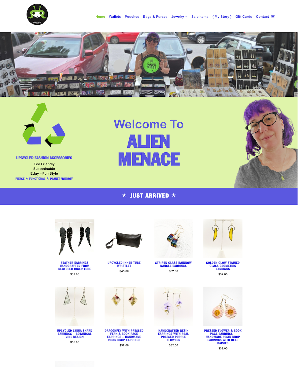 Alien Menace Website Development Alien Menace Website Development
